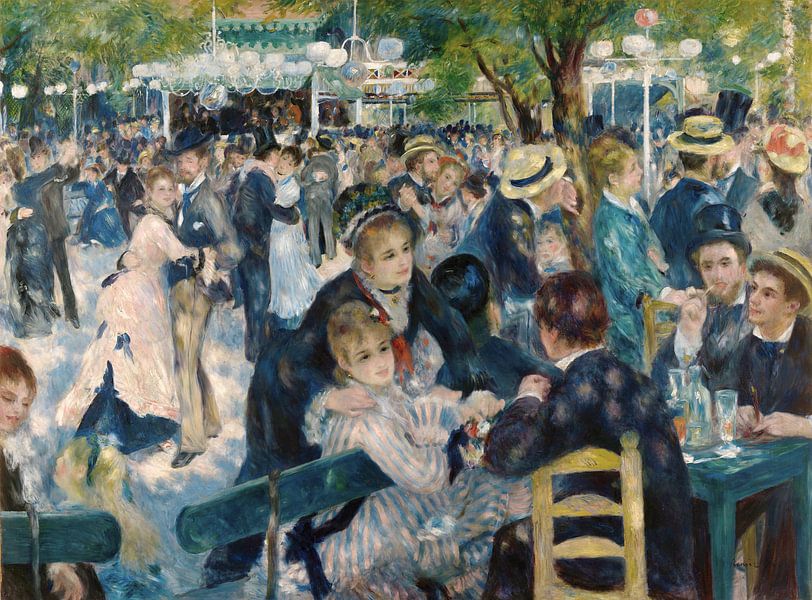 Bal du moulin de la Galette - Pierre-Auguste Renoir von Rebel Ontwerp