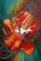 Abstracte bloem