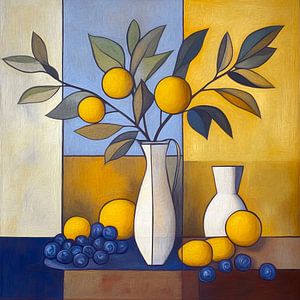 Citrons et myrtilles