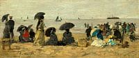 Strand, Eugène Boudin  von Liszt Collection Miniaturansicht