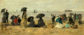 The Beach, Eugène Boudin