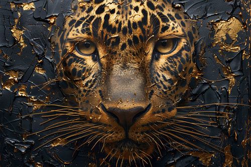 Majesty in the Dark - leopard - intense - gold