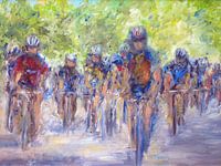 Wielrenners onder de platanen, Tour de France