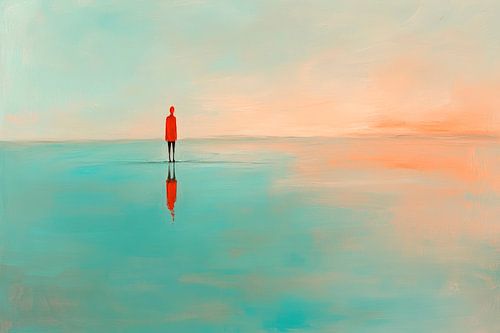 Alleen aan de stille horizon