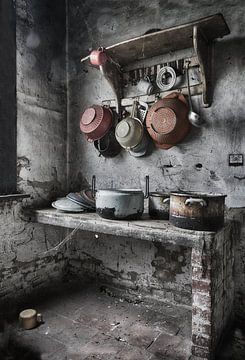 Urbex Keuken  van Ingrid Van Damme fotografie