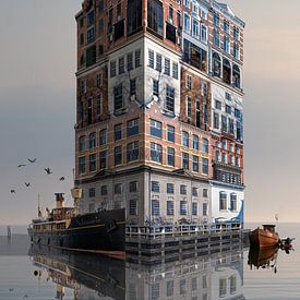 Amersfoort . Floating City van Aad Trompert