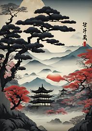 Japanische Berglandschaft von BRZ999