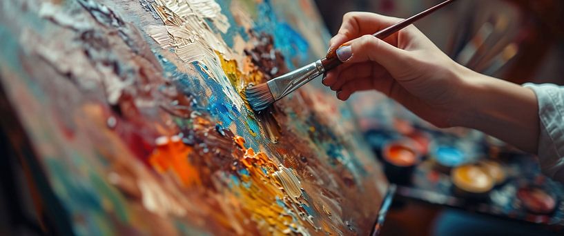 Malerei von fernlichtsicht