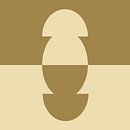 Golden Abstract Art by Mad Dog Art thumbnail