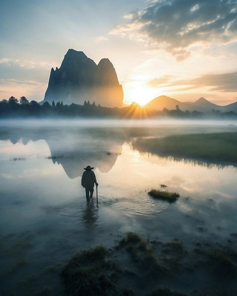 Avontuur in de Dolomieten van fernlichtsicht