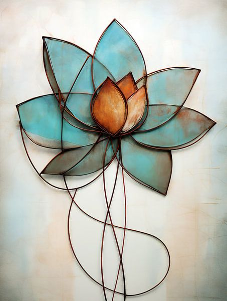 Lotusblume verdrahtet von Jacky