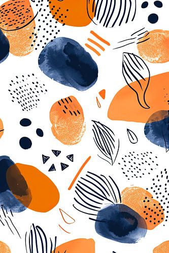 Speelse Abstracte Kunst