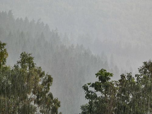 Rain in the mountains