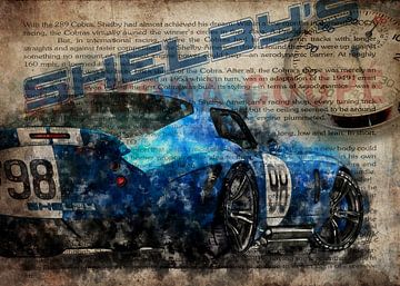 Newspaper Shelby Daytona Coupe by Theodor Decker