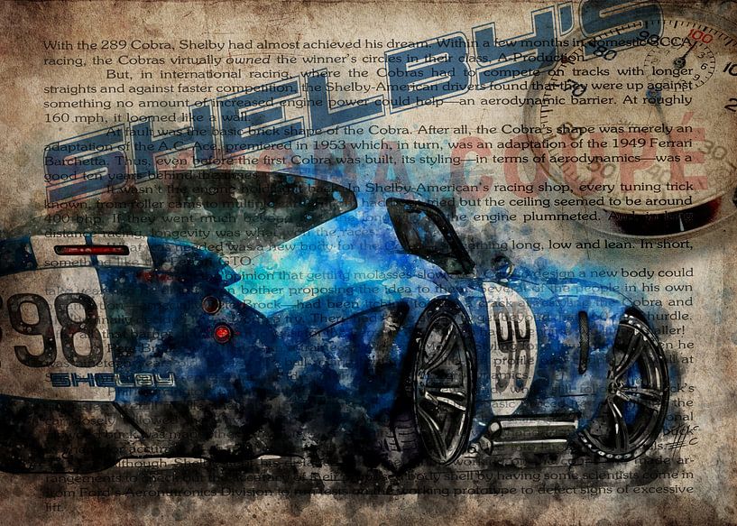 Newspaper Shelby Daytona Coupe par Theodor Decker