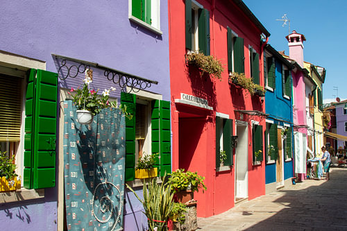 Gekleurde huizen in Burano (3)