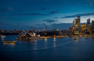Le crépuscule du port de Sydney sur Anton Engelsman