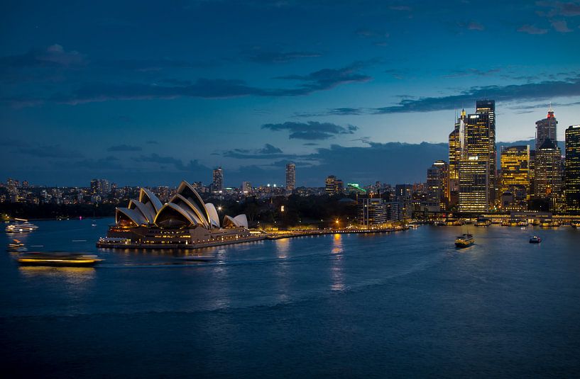 Le crépuscule du port de Sydney par Anton Engelsman
