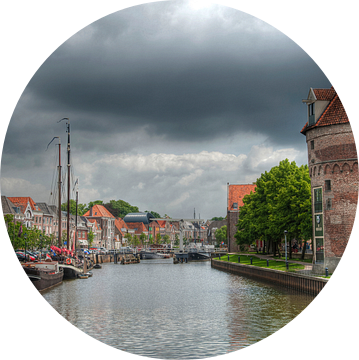 De Thorbeckegracht in Zwolle van Franke de Jong