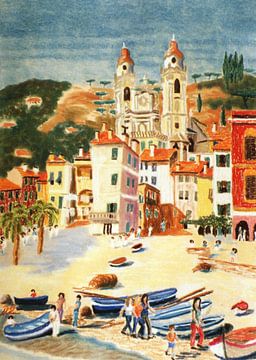 In Laigueglia op het strand van Johannes Rohen