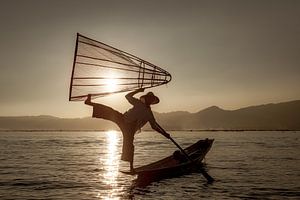 Die Fischer vom Inle See in Myanmar