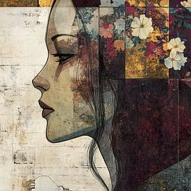 Frau von Kunst Laune