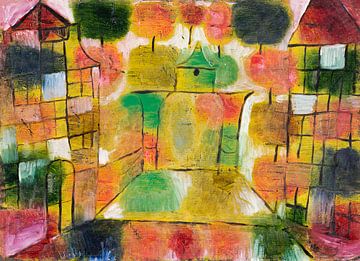 Baum und Architektur-Rhythmen von Paul Klee von Studio POPPY
