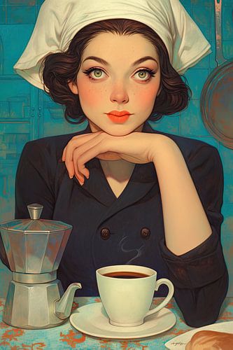 Morning Brew Muse by ARTEO Paintings
