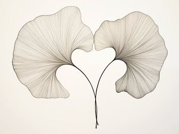 Stilleben Japandi, Ginkgo Biloba