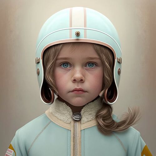 Fine art portret: "Fasten your seatbelt"