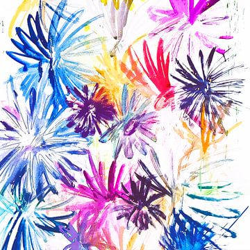 Flower Talk # 2 van Mister Artsy