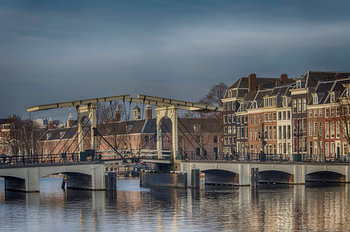 De Magere Brug in Amsterdam.