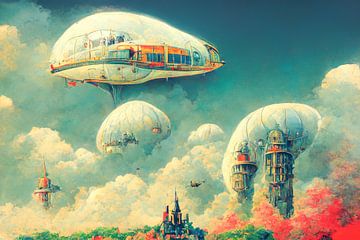 Buitenaardse fantasie, psychedelische dromen en vliegend tuig