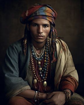 Fine art portrait "Berber" by Carla Van Iersel