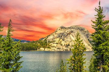 Orange Sky - Tenaya Lake van Joseph S Giacalone Photography