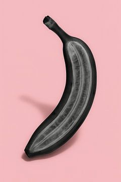 Binnenstebuiten – Banaan in Röntgenstijl van But First Framing