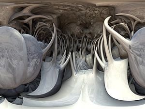 3d render illustration fantasy of a fractal