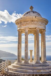 Tempel im Garten Son Marroig, Mallorca