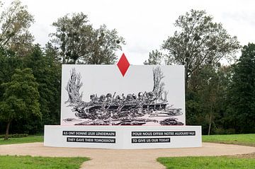 Corny-sur-Moselle gedenkteken van Richard Wareham