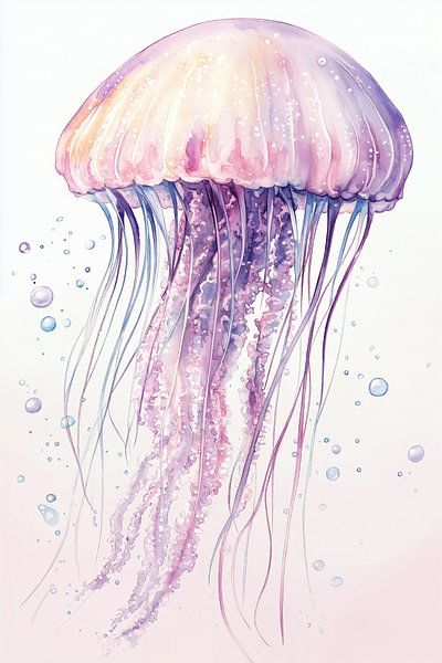 Kwal in Aquarel no.2 van Studio BB