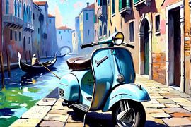 To Venice by motor scooter by DeVerviersBelgium