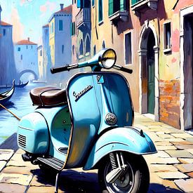 To Venice by motor scooter by DeVerviersBelgium