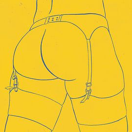 Big & Beautiful Booty (mooie grote billen) van Studio Fantasia