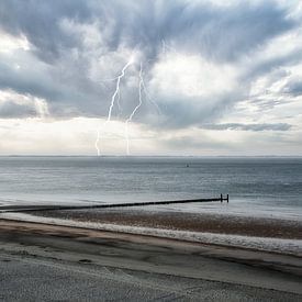 dramatic coast of Zeeland by Miranda Lodder