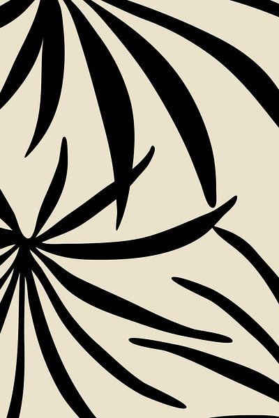 Botanical Black Leaves no. 5 by Dina Dankers