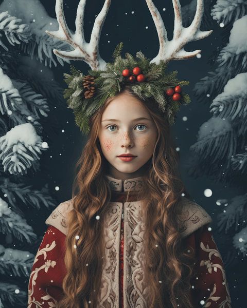 Christmas portrait by Carla Van Iersel