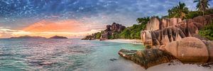 Coucher de soleil aux Seychelles sur Voss Fine Art Fotografie