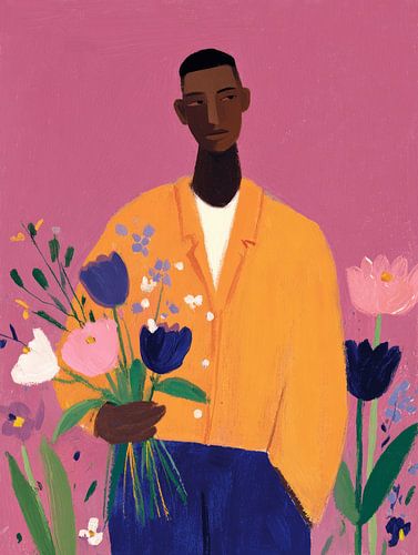 He holds Spring by Carla Van Iersel