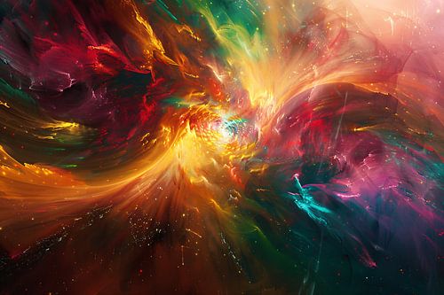 Sterrenstelsel in Explosie