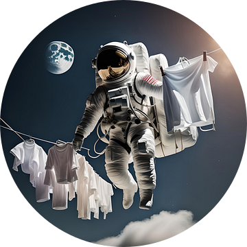 Astronaut hangt de was op van Gert-Jan Siesling